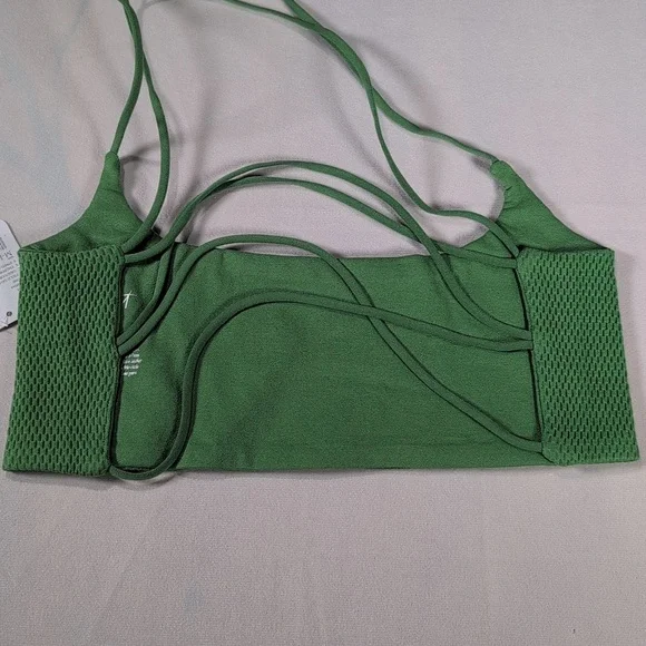 Free People Movement Green Shuffle Bra - Picture 6 of 8
